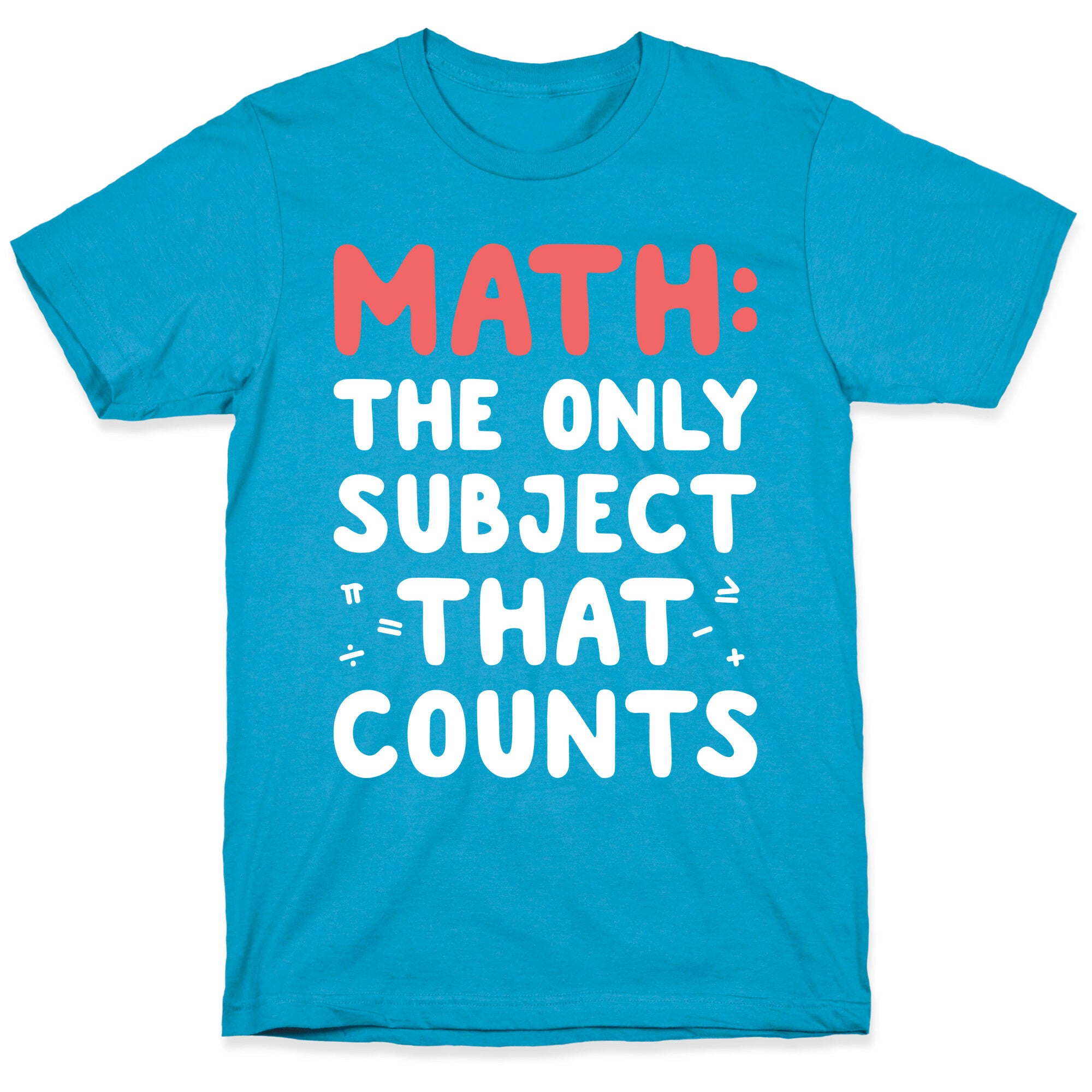 Math: The Only Subject That Counts Unisex Triblend Tee